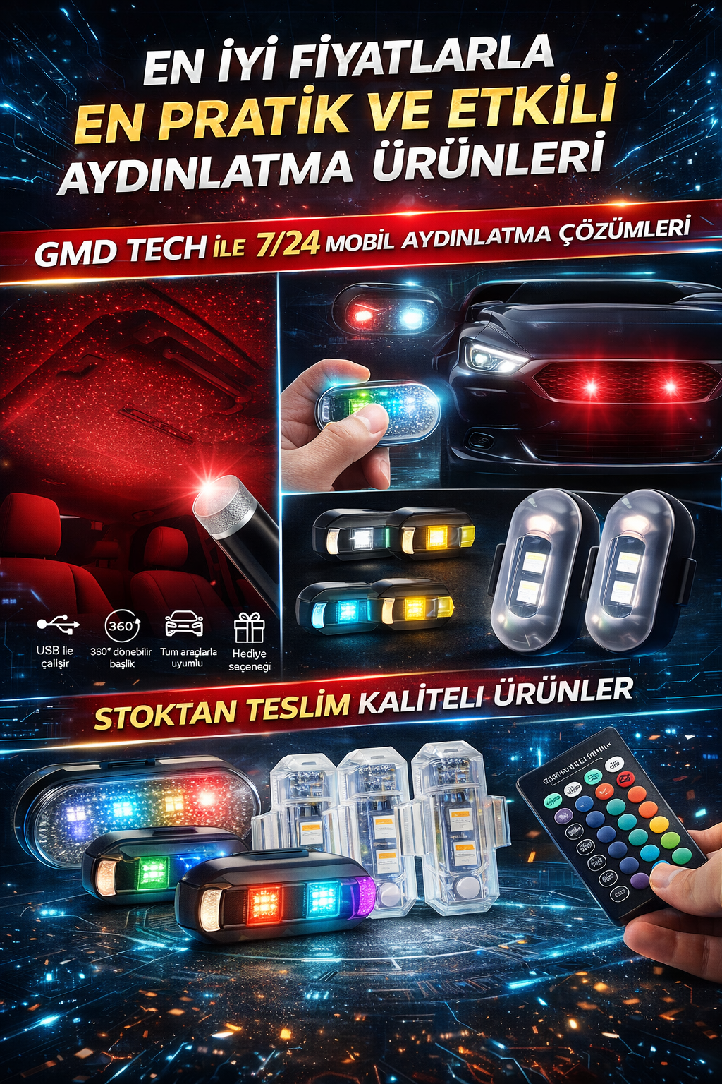 5.000 adet led