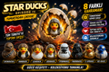 Star Ducks - Episode IV: Yumurtadan Çıkıyor! | 8'li Koleksiyon 50 adet Karışık yumurta seti çıkmaktadır