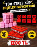 Stres Küp Çeşitleri - 30 Adet Toplu Satış